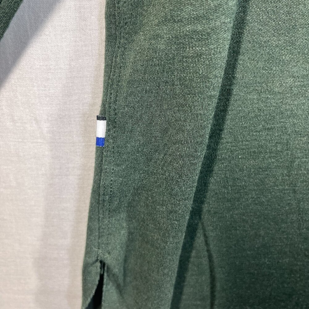 Kit And Ace Long Sleeve Shirt Womens Small Green Crew Neck Layer Top Wool - Picture 3 of 7